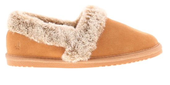 Hush Puppies Ariel Suède Dames Pantoffels In Tan - Image 2