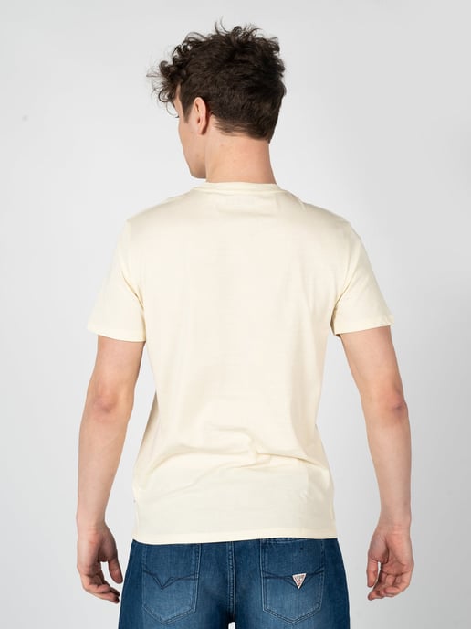 Guess T-Shirt LA Logo Mannen geel - Image 4