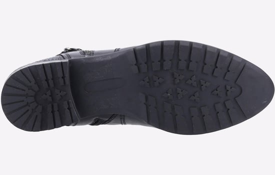 Hush Puppies Scarlett Leren Zwarte Damesschoenen - Image 4
