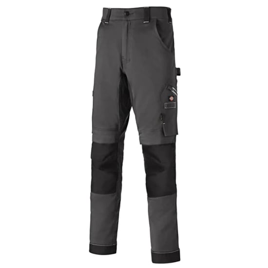 Dickies Universele Flex Kniestuk Heren Grijs/Zwarte Broek - Image 1