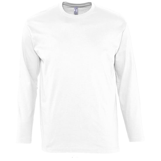 SOLS Heren Monarch T-Shirt met lange mouwen (Wit) - Image 1