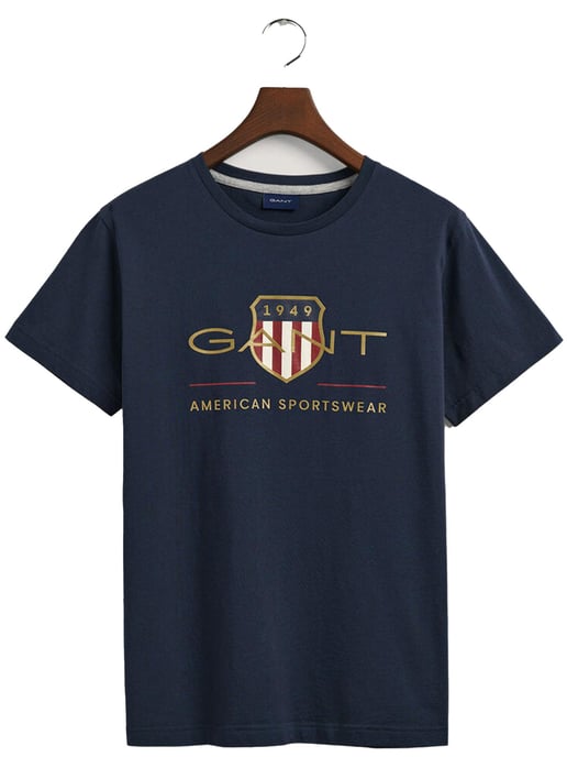 Gant heren Crew Neck T-shirt Archive Shield - Image 5