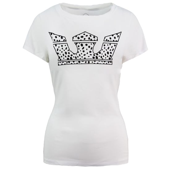 Supra White Crown Short Sleeve White Crew Neck Womens T-Shirt 192232 163