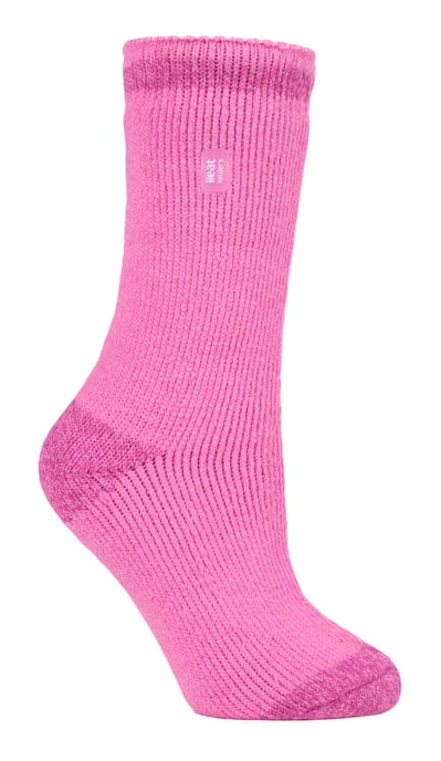 Heat Holders - Dames 2.3 tog thermo wintersokken - Ad -hiel / Teen Roze - Image 1