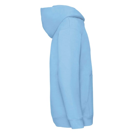 Fruit Of The Loom Kinder Unisex Premium 70/30 Sweatshirt met Capuchon / Hoodie (Hemel Blauw) - Image 3