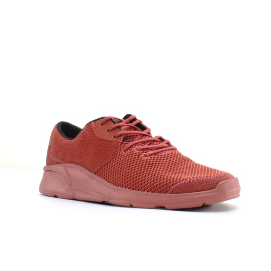 Supra Noiz Cayenne Red Textile Mens Lace Up Trainers 08131 658