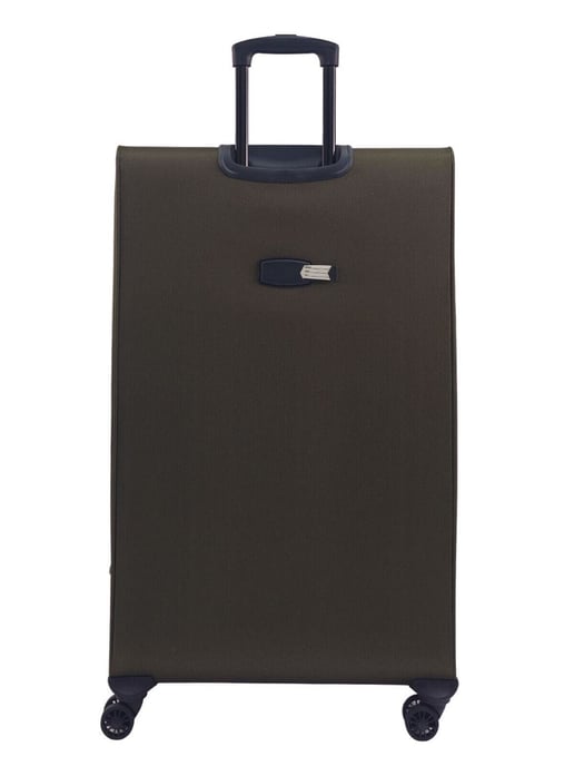 Soft Extra Large 8 Wheel Luggage Light Travel Suitcase