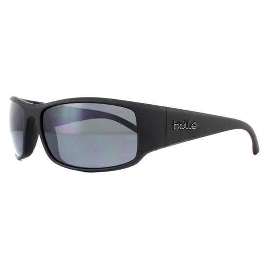 Bolle Zonnebril King 12573 Mat Zwart TNS Grijs Gepolariseerd - Image 2