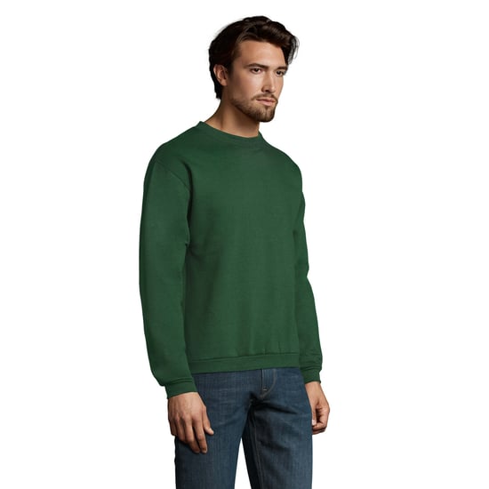 SOLS Heren Spider Ronde Hals Sweatshirt (Fles groen) - Image 3