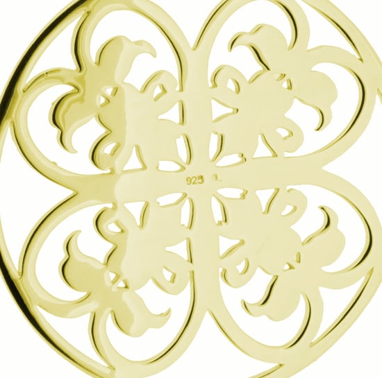 Orphelia Women's 925 Sterling Silver Chain with Pendant - Gold ZH-6036/2
