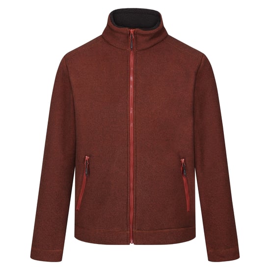 Regatta Mens Garrian II Full Zip Fleece Jacket (Burnt Henna)