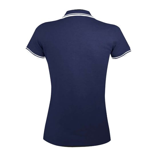 SOLS Dames/Dames Pasadena Poloshirt (Franse marine / Wit) - Image 2