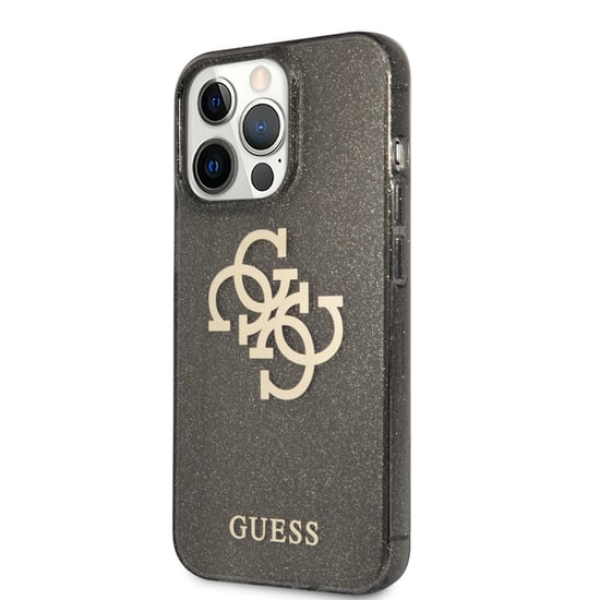 Guess TPU Full Glitter Logo Phone Case