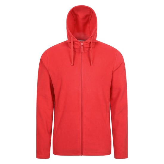 Mountain Warehouse Heren Camber Fleece Full Zip Hoodie (Actief Rood) - Image 1
