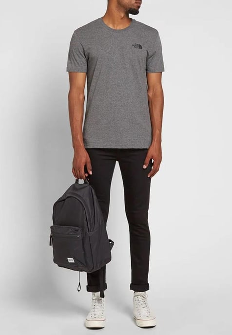 The North Face Heren SS Simple Dome T Shirt Grijs - Image 3