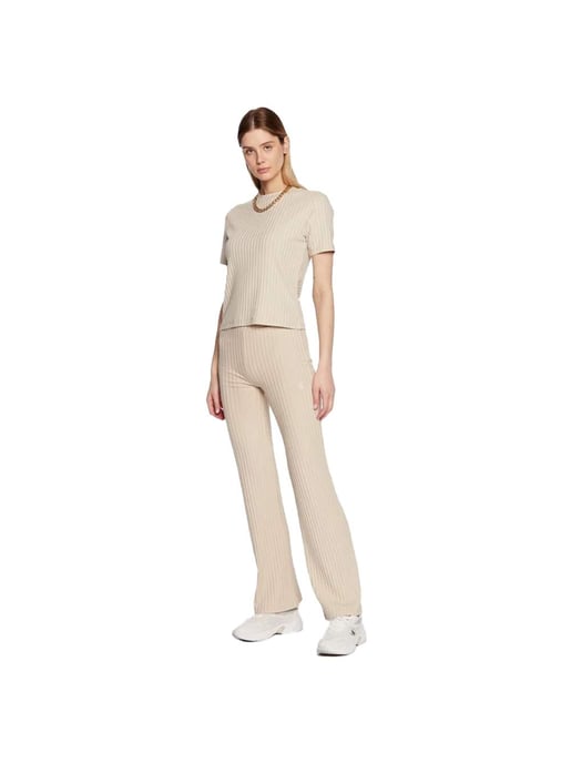 Calvin Klein dames T-shirt met ribbels - Image 3