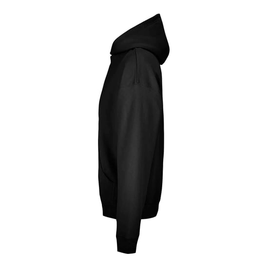 SOLS Unisex Adult Connor Organic Oversized Hoodie (Zwart) - Image 3