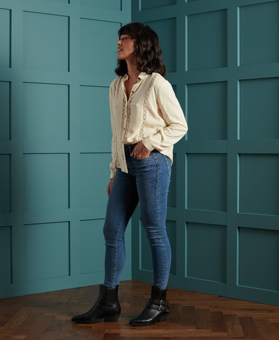 Superdry Mid Rise Skinny Jeans