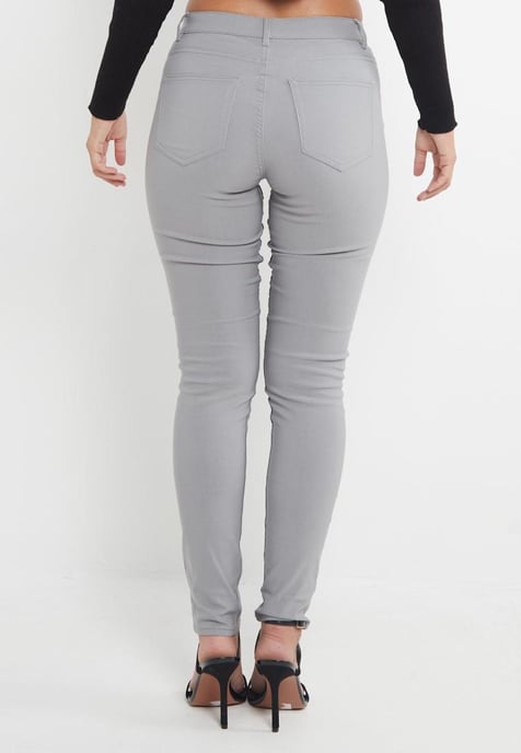 MYT Dames Skinny Super Stretch Chino Grijs - Image 2