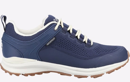 Cotswold Compton Gerecycleerd Plastic+Synthetische Pu Dames Marine Sneakers - Image 1
