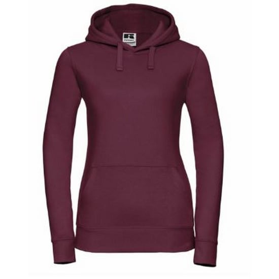 Russell Dames Premium Authentieke Hoodie (3-Lagen Stof) (Bourgondië) - Image 1