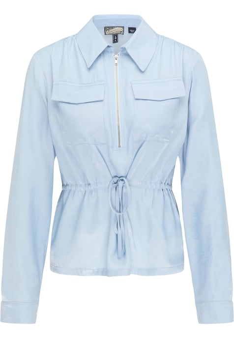 Dreimaster Blouse Dames lichtblauw - Image 1