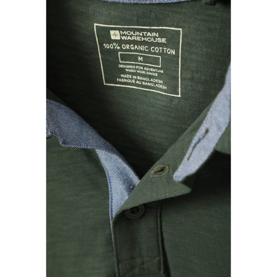 Mountain Warehouse Heren Hasst II Biologisch Poloshirt (Groen) - Image 2