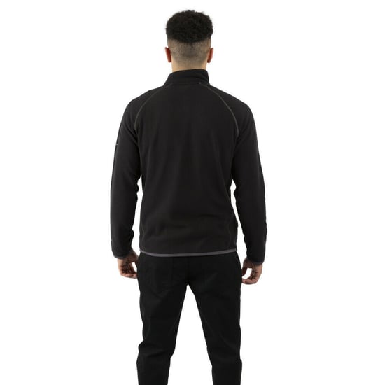 Trespass Mens Faxfleet Fleece Jacket (Black)