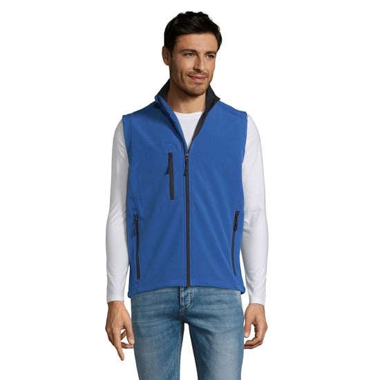 SOLS Heren Rallye Softshell Mouwloos Gilet (Koningsblauw) - Image 1