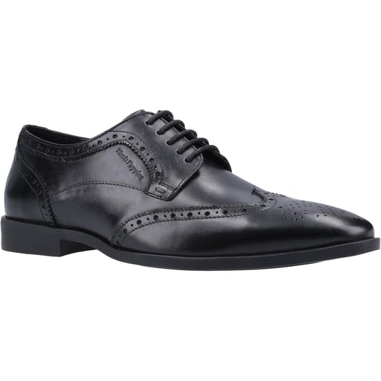 Hush Puppies Heren Lederen Brogues (Zwart) - Image 1