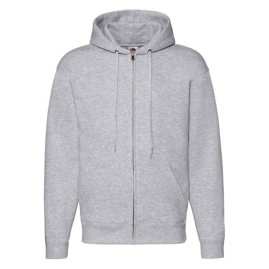 Fruit of the Loom Unisex Adult Premium Full Zip Hoodie (Heather Grey)