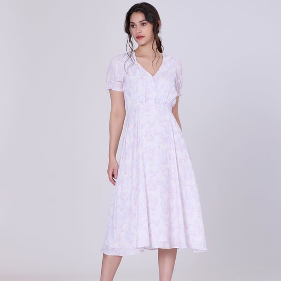 Wandelde Empire Dress met Liberty Print - Image 1