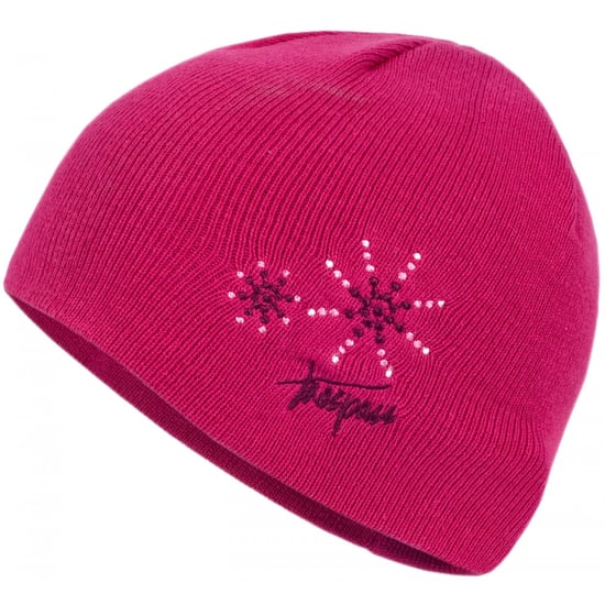 Trespass - Meisjes Sparkle Gebreide Beanie Muts (Lila) - Image 1
