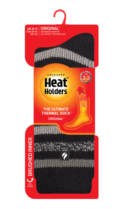 Heat Holders Heren extra dikke warme thermo sokken - Zwart (Dublin) - Image 2