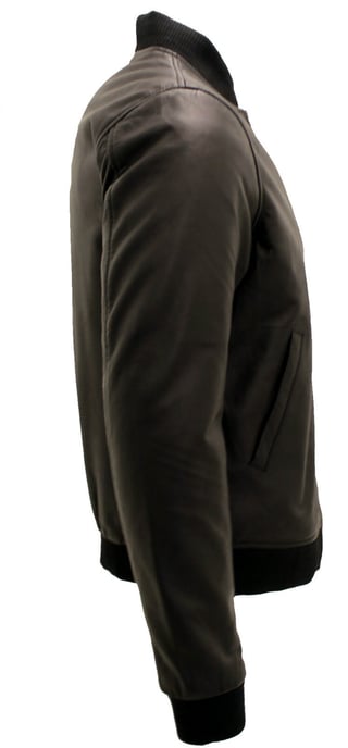 Varisty Leather Bomber Jacket