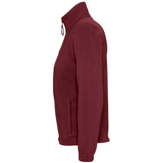 SOLS Dames/dames North Full Zip Fleece Jacket (Bourgondië) - Image 3