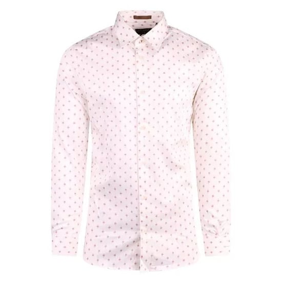 Ted Baker Area Mens White Geometric Print Shirt
