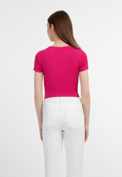 Mymo T-shirt Dames roze - Image 4