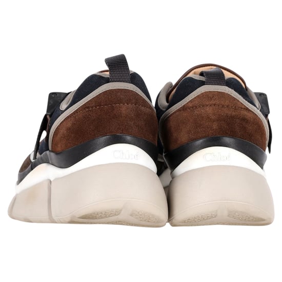 Chloé Sonnie Lage Sneakers in Multicolor Leer - Image 4