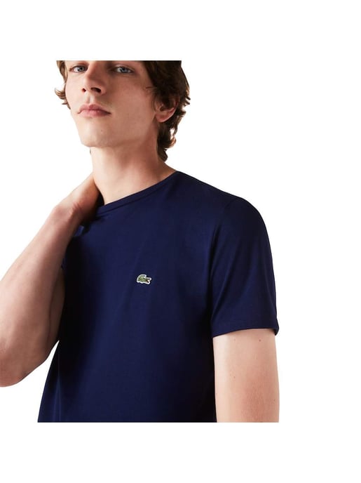 Lacoste Basic Crew T-shirt Marineblauw - Image 2