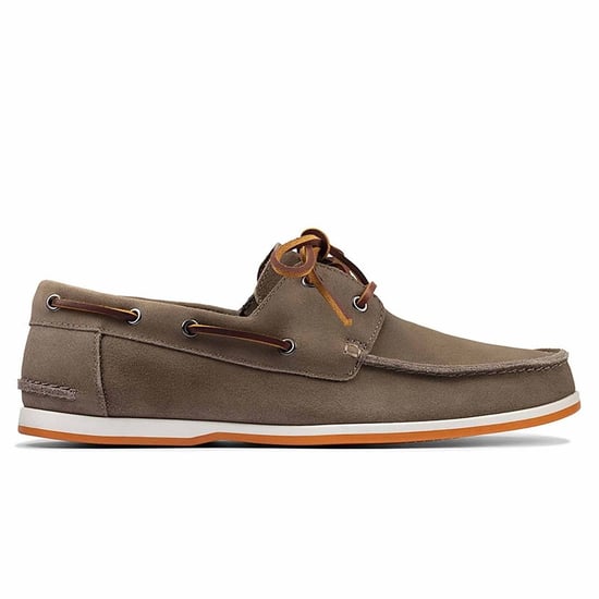 Clarks Pickwell Sail Mens Brown Shoes