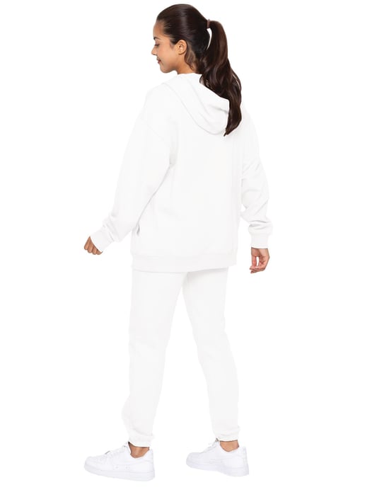 Enzo Vrouwen Oversized Zip Hoodie Tracksuit Set - Image 3