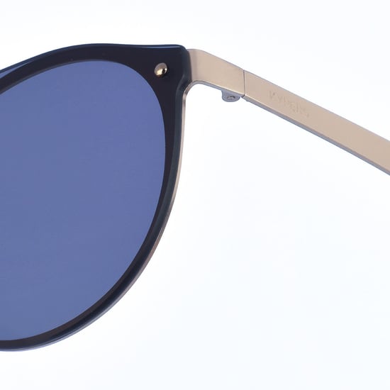 Unisex ALEX Oval Shape Metal Sunglasses