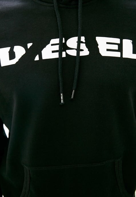 Diesel S Agnes BRO Heren Sweat Hoodie in Zwart - Image 3