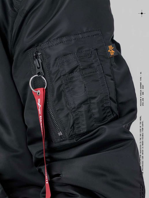 MA-1 VF Vintage Fit Hood Dark Side Bomber Jacket - Image 5