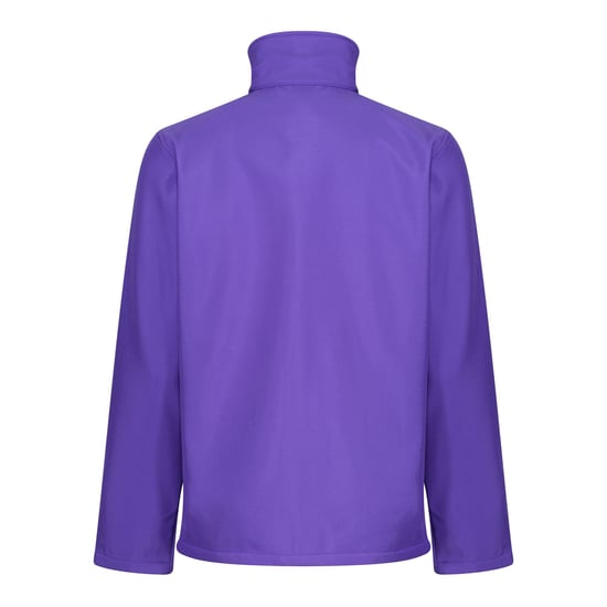 Regatta Standout Mens Ablaze Printable Soft Shell Jacket (Purple/Black)