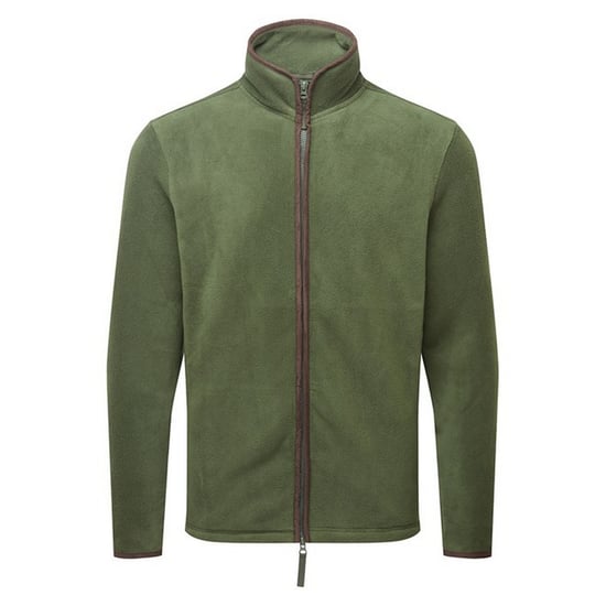 Premier Heren Artisan Fleece Jas (Mosgroen/bruin) - Image 1