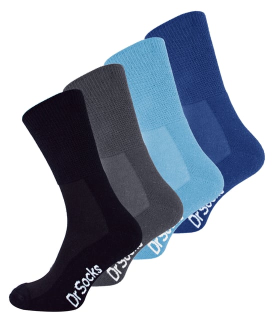 Dr.Socks - 4 paar bamboe diabetische sokken voor heren - BNG - Image 1