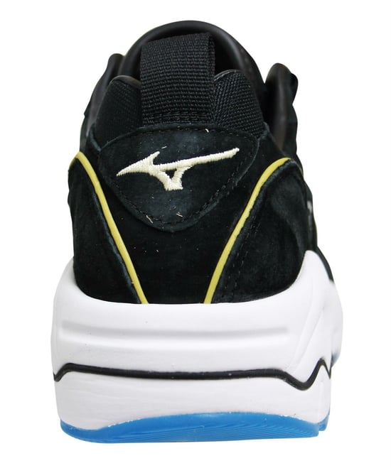 Mizuno Sport Style Wave Rider 1 Black Trainers - Mens
