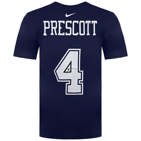 Nike NFL Dallas Cowboys 4 Dak Prescott Heren Navy T-Shirt - Image 2